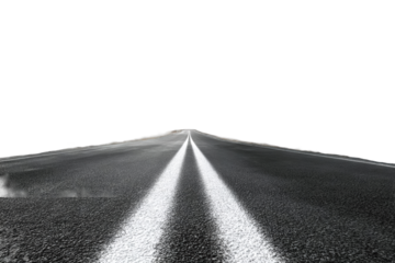 Empty road stretching into darkness (2)