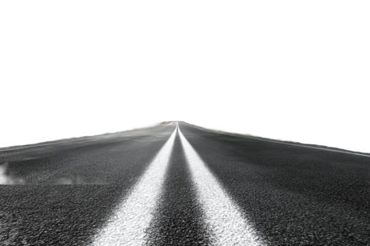 Empty road stretching into darkness (2)