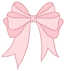 pink ribbon bow