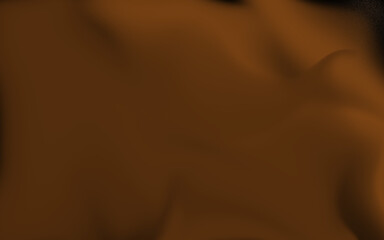 Smooth abstract brown surface with soft gradients and fluid texture isolated on neutral background illustration