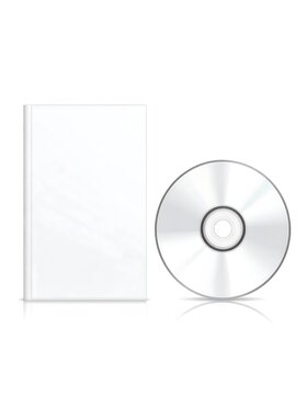 Blank CD and case mockup