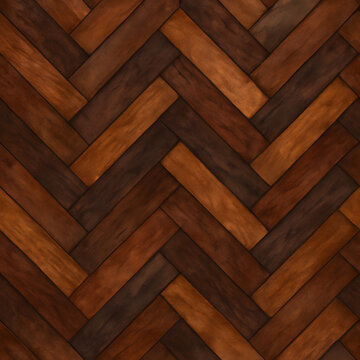 Herringbone parquet floor texture &mdash; rich wooden pattern background for classic interior design