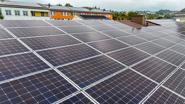 Photovoltaikanlage auf einem Dach
