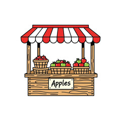 Obraz premium vector illustration of a shop window