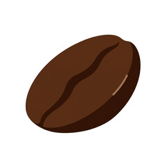 Fototapeta premium Flat Design Coffee Bean App Icon Illustration