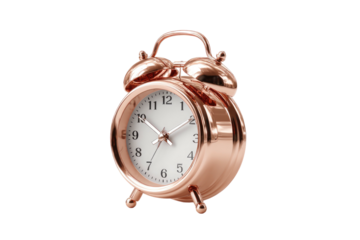 Rose gold alarm clock (1)
