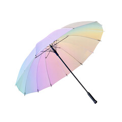 Colorful umbrella, pastel hues