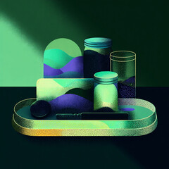 Tray - A flat surface for carrying items