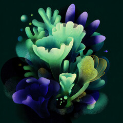 Coral - A marine structure with delicate shapes -# Create