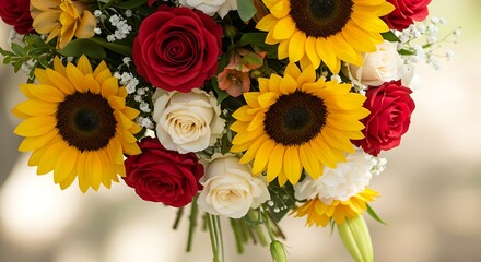 Colorful flower bouquet