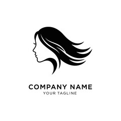 woman, hair, face, beauty, vector, silhouette, head, fashion, illustration, art, sketch, design, icon, profile, lady, black, line, people, style, person, lips, drawing, hairstyle, model, logo