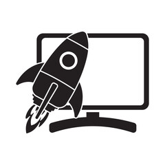 Startup Launch Solid Icon