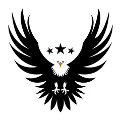 Eagle Silhouette Vektor and Illustration 