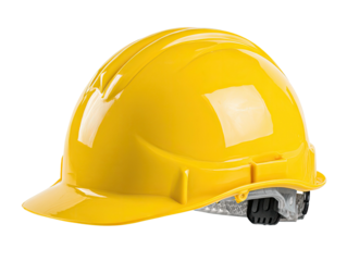 Bright yellow safety helmet (18)