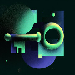 Key - A metal object for locking or unlocking