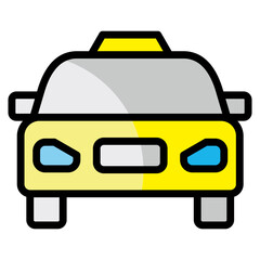 Taxi  Icon Element For Design