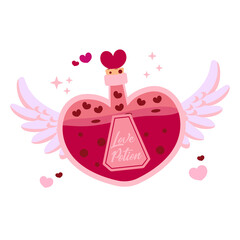 heart with hearts and flowers