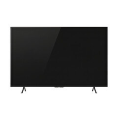 Widescreen television with blank screen for mockup