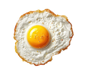 Fried egg, close-up, top view (1)