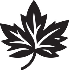 Maple leaf Canadian symbol Vector illustration