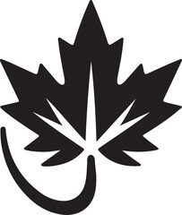 Maple leaf Canadian symbol Vector illustration