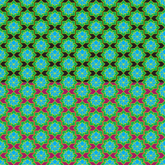 Floral Contemporary Mosaic Design Islamic Geometric Arabesque Tile Pattern Design
