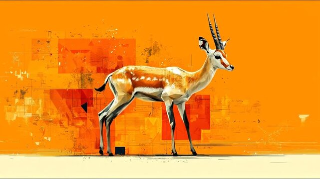 Antelope digital art