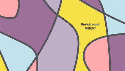 Art & Illustration Modern abstract art background design with irregular shapes Template for celebration, advertising, branding, banner, cover, label, poster and sales.