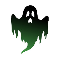 Ghost Silhouette Vector Monster Halloween