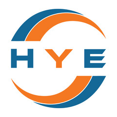 HYE letter design. HYE letter technology logo design. HYE Monogram logo design for an entrepreneur and business.