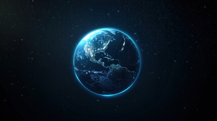 Fototapeta premium earth icon A glossy, spherical Earth icon with realistic textures and lighting, isolated on transparent background.