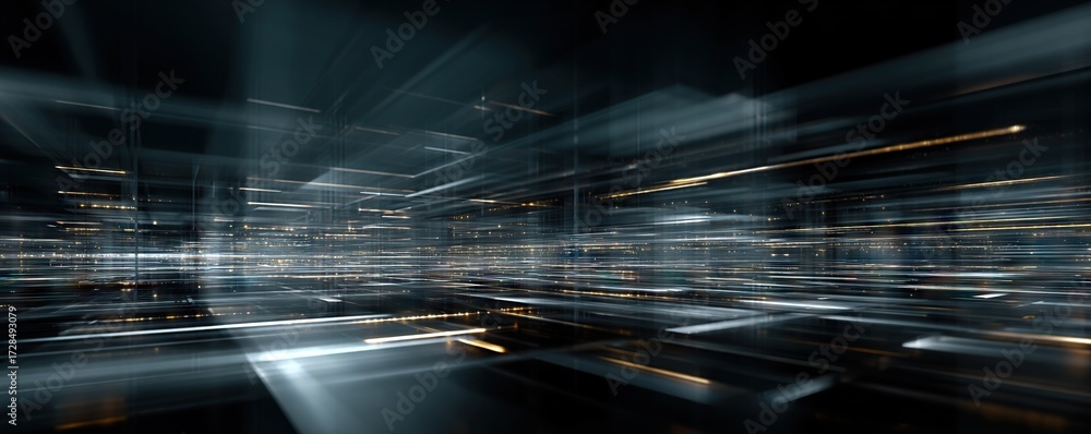 Wall mural abstract digital background. data universe illustration. ideal for depicting network abilities, tech