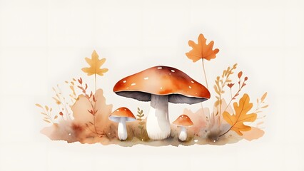 キノコのイラスト