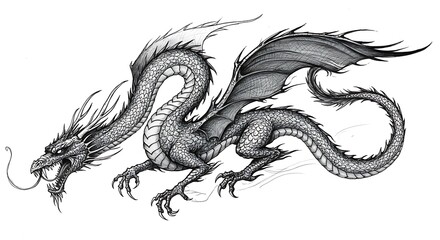 Dragon illustration art