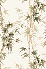 Pattern of flowers on light background