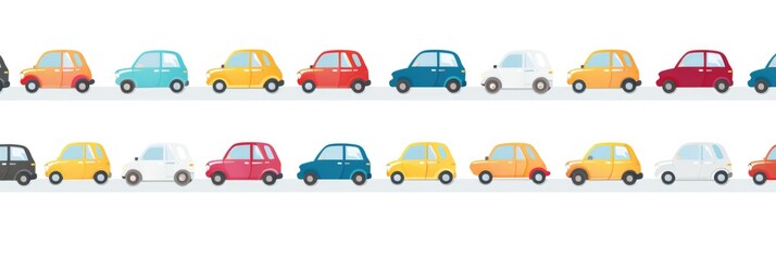 Pattern Colored Cars