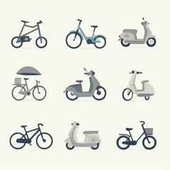 Modern flat illustration of a yellow taxi cab with multiple GPS location pins, representing a ride-sharing or online booking service