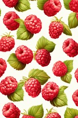 Berry pattern on light background