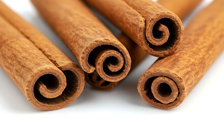 Closeup cinnamon sticks