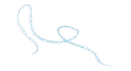 Hand drawn light blue pencil lines, circles, stripes and squiggly lines on a transparent background.