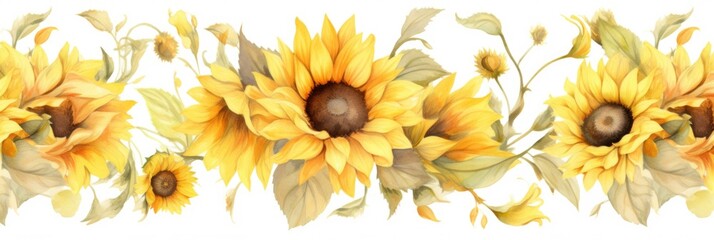 Pattern of flowers on light background