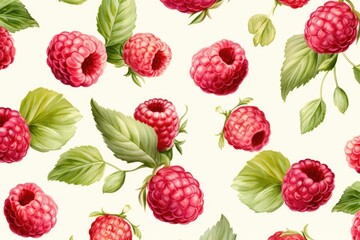 Berry pattern on light background