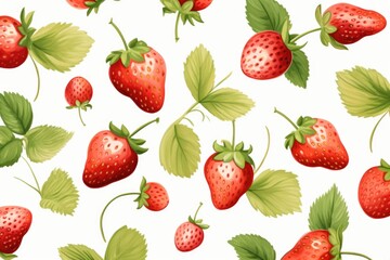 Berry pattern on light background