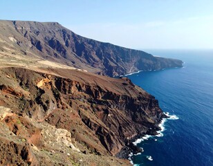 Dramatic coastal landscape