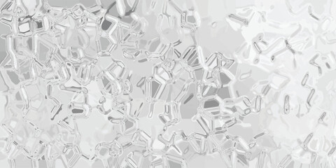 Abstract white and gray illustration with geometric shapes creating a textured patterned design for backgrounds and digital art