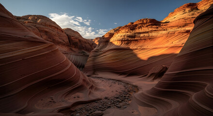 Exploring the unique rock formations of antelope canyon arizona landscape photography natural wonders sunset view