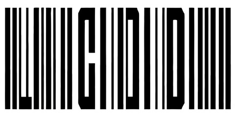 A high-resolution black and white barcode illustration with clean vertical lines of varying thickness and clear numeric digits below, isolated on a transparent background, crisp vector style suitable 