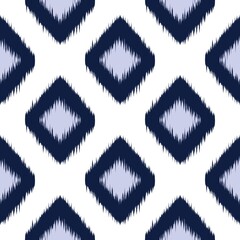 Ethnic ikat seamless pattern in tribal.