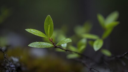 blueberry. Close-up of lush green blueberry leaves with vibrant natural tones and a softly blurred background. gardening catalogs, home-decor guides, designed for home decor and floral branding.