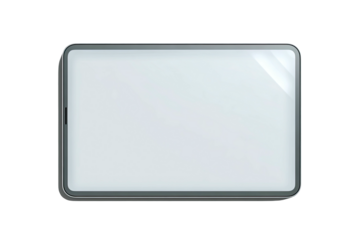 Blank rectangular tablet or phone mockup